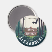 ジプクールリンフォレストアウトドアアドベンチャー植物学 マグネット (正面/裏面)