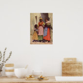 ジプシスペインのー・ガールズ、ヴィンテージ1917 ポスター (キッチン)