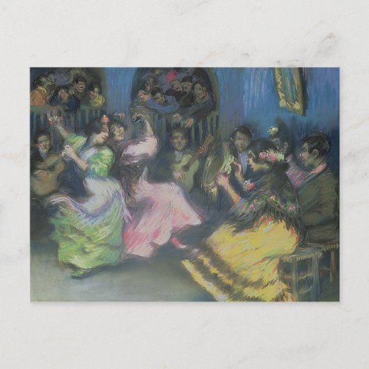 ジプシスペインのー・ダンサー， 1898 ポストカード (正面)