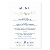 ジプショフィラリースメニューカード テーブルナンバー (裏面)