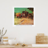 ジプシーとキャラバンの陣地 ポスター (キッチン)