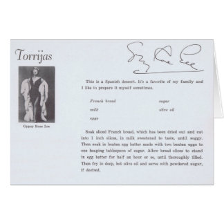 ジプシーのばら色のリーTorrijasのスペイン人のレシピ