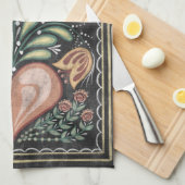 ジプシーのキャラバンのハート キッチンタオル (四つ折り)