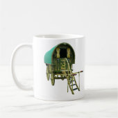 ジプシーのキャラバンのマグ コーヒーマグカップ (左)