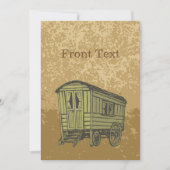 ジプシーのキャラバンワゴン 招待状 (正面)