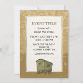 ジプシーのキャラバンワゴン 招待状 (裏面)