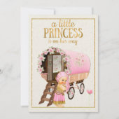 ジプシーのベビーを持つジプシーのベビーシャワーの招待状 招待状 (正面)