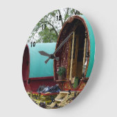 ジプシーのボウトップワゴン大きな時計 ラージ壁時計 (傾斜)