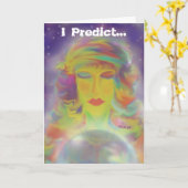 ジプシーの予言のバースデー・カード カード (黄色い花)