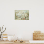 ジプシーの占い師がいる風景 ポスター (キッチン)