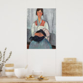 ジプシーの女とベビー, 1919 (キャンバス上の油) ポスター (キッチン)