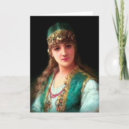 ジプシーの女性ボヘエレガントミアンベリダンサー カード