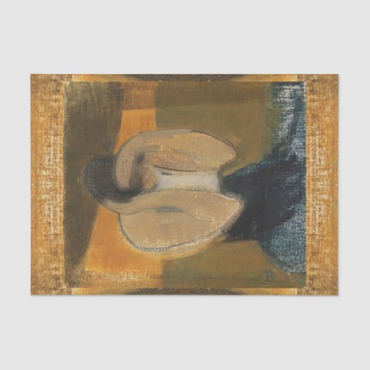 ジプシーの女性、エレン・シュジャルフベック、デコページ 薄葉紙 (正面)