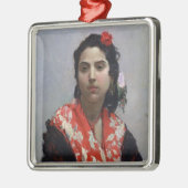 ジプシーの女性 メタルオーナメント (左)