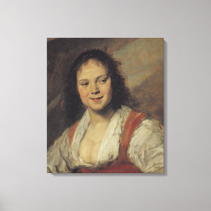 ジプシーの女性、c.1628-30 キャンバスプリント