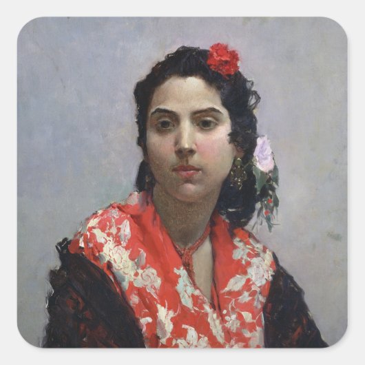 ジプシーの女 スクエアシール (正面)