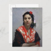 ジプシーの女 ポストカード (正面/裏面)