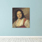 ジプシーの女， c.1628-30 キャンバスプリント (インサイチュ (ウッドフロア))