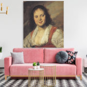 ジプシーの女， c.1628-30 キャンバスプリント (インサイチュ (リビング))