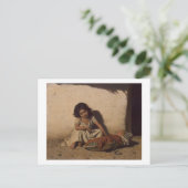 ジプシーの子ども向けポストカード ポストカード (スタンド正面)