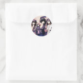 ジプシーの子ども達のトリオ ラウンドシール (バッグ)