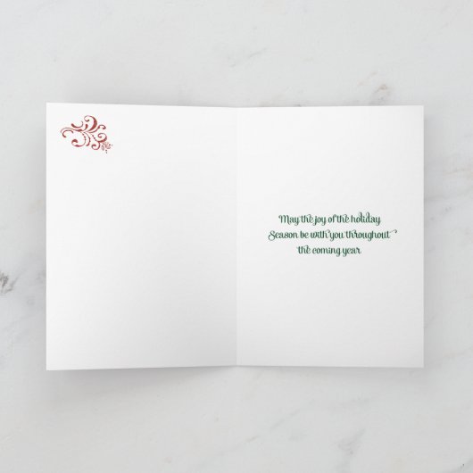 ジプシーの挨拶 シーズンカード (内部)