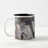 ジプシーの操業馬のマグ ツートーンマグカップ (左)