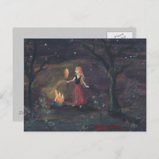 ジプシーの火 ポストカード (正面/裏面)