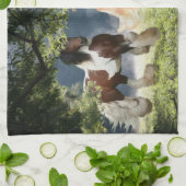 ジプシーの穂軸の種馬 キッチンタオル (折り畳み)