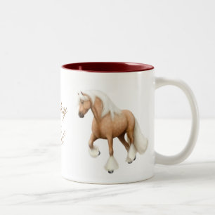 ジプシーの穂軸の馬のマグ ツートーンマグカップ