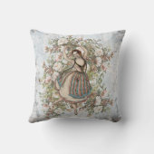 ジプシーの花柄を踊るヴィンテージは組み合わせます クッション (裏面)