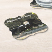 ジプシーの金ゴールドのジプシーのVannerの馬のコースター ペーパーコースター (アングル)