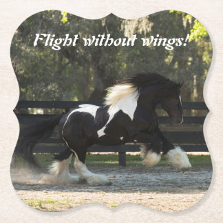 ジプシーの金ゴールドのジプシーのVannerの馬のコースター ペーパーコースター