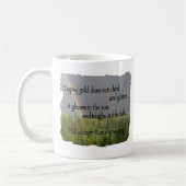 ジプシーの金ゴールドのマグ コーヒーマグカップ (左)