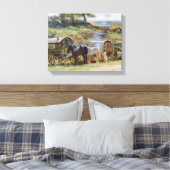 ジプシーの陣地，アプライビー， 1919 キャンバスプリント (インサイチュ (寝室))