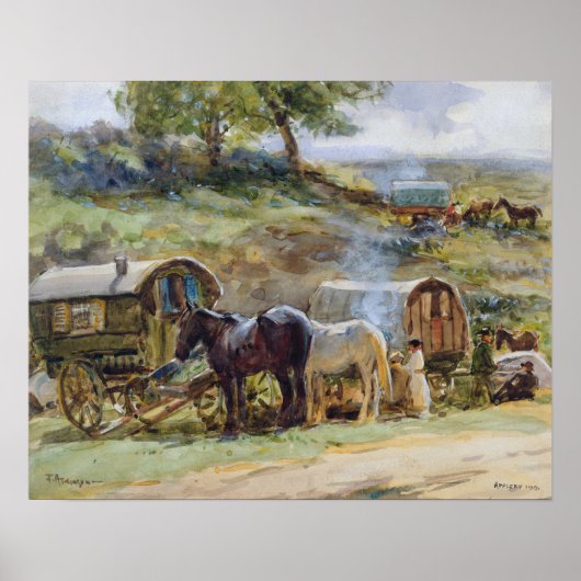 ジプシーの陣地，アプライビー， 1919 ポスター (正面)