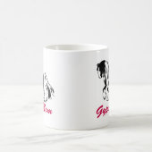 ジプシーの馬のお母さん コーヒーマグカップ (中央)