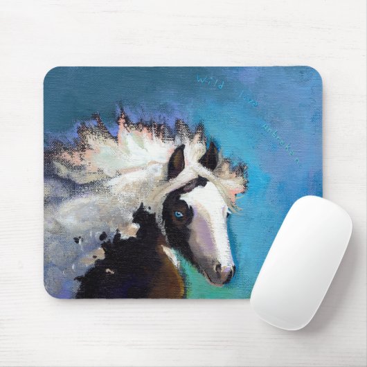 ジプシーの馬の連続した情熱の多彩な絵画の芸術 マウスパッド (マウス)