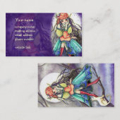 ジプシーの魔法使い及び猫"訪問者"の名刺 名刺 (正面/裏面)