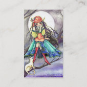 ジプシーの魔法使い及び猫"訪問者"の名刺 名刺 (裏面)
