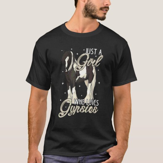ジプシーを愛する女の子 ブラックピントジプシーVa Tシャツ (正面)