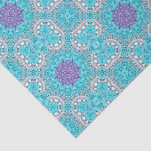 ジプシーエスニック刺繍ターコイズブルーボヘミアン 薄葉紙 (詳細)