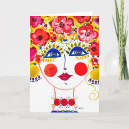 ジプシーガーデンガールプリマヴェラ – ノートカード