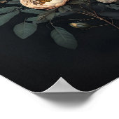 ジプシーガーデンヴィンテージ花 ポスター (角)