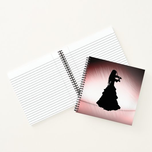 ジプシーガール遊バイオリン ノートブック (内部)