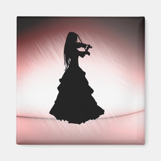 ジプシーガール遊バイオリン マグネット (正面)