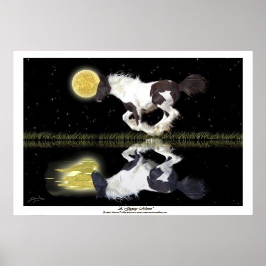 ジプシーバンナーカータリングホースファンタジーアートポスター ポスター (正面)