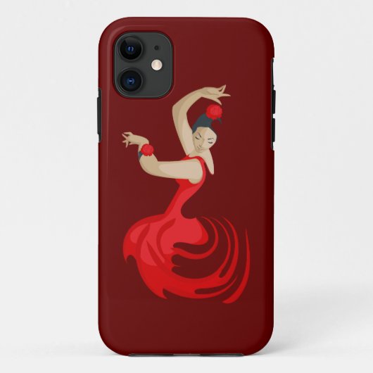 ジプシーフラメンコダンサー Case-Mate iPhoneケース (裏面)