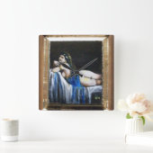 ジプシーブルー スクエア壁時計 (ホーム)