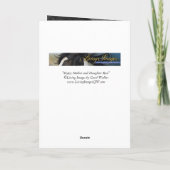 ジプシーマーレと子馬のグリーテ走ィングカード カード (裏面)